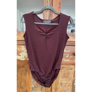 Vintage Working Classics Stretchy Lace Bodysuit